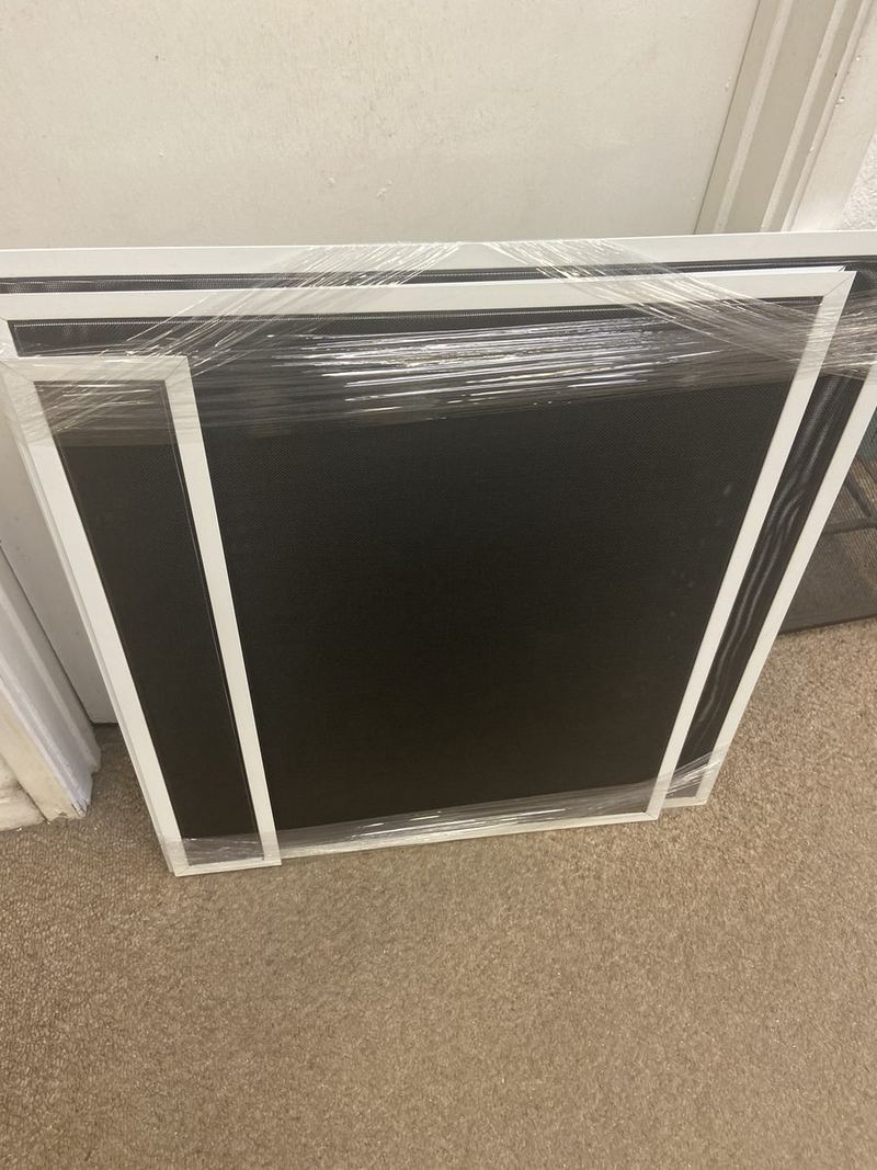 Custom-built mosquito screen panels